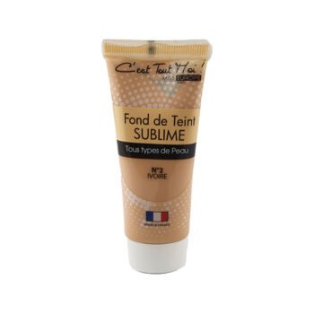 Sublime foundation Miss Europ All skin types n ° 02 ivory 35 ml