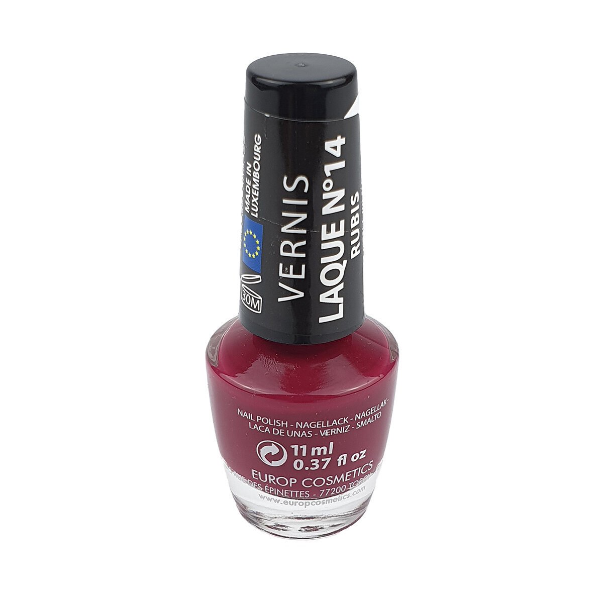 Nail polish Miss Europ Laque n ° 14 ruby ​​11 ml