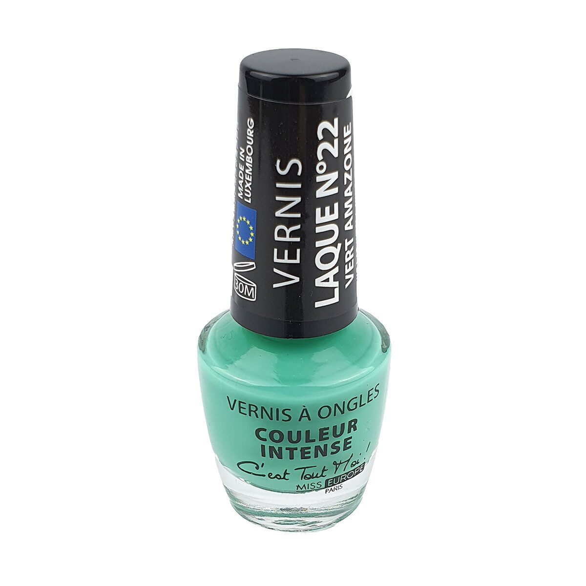 Nail polish Miss Europ Laque n ° 22 amazon green 11 ml