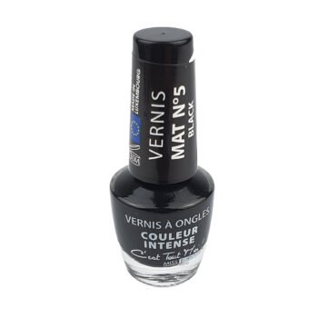 Nail polish Miss Europ Mat n ° 05 black 11 ml