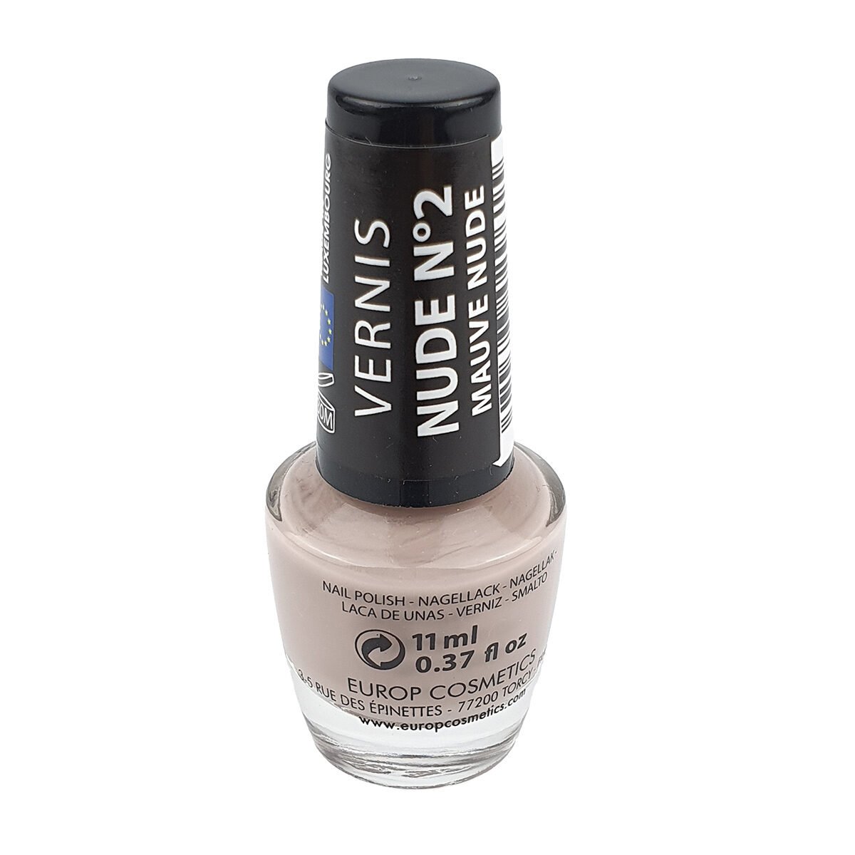 Vernis à ongles Miss Europ Nude n°02 mauve nude 11 ml