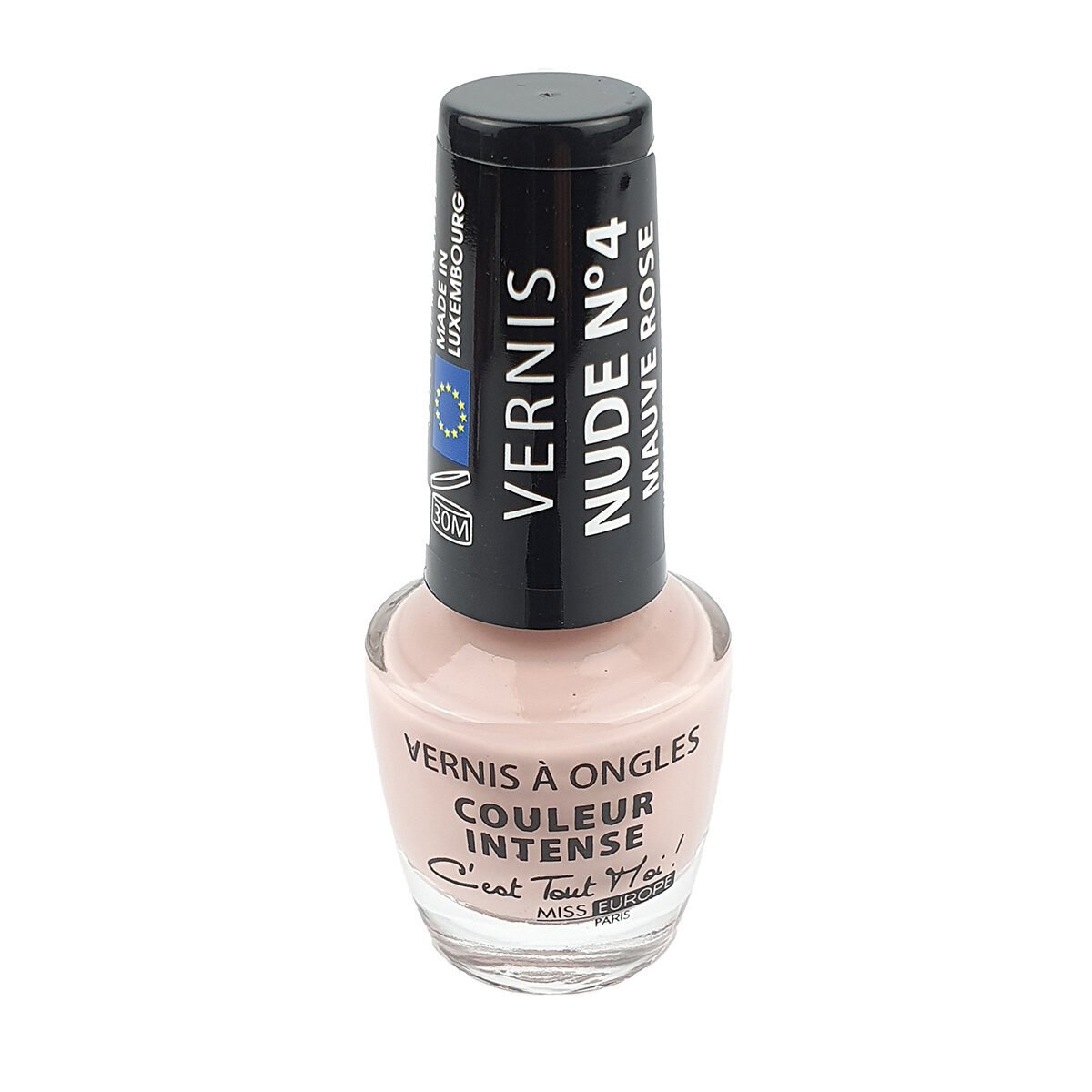 Nail polish Miss Europ Nude n ° 04 mauve pink 11 ml