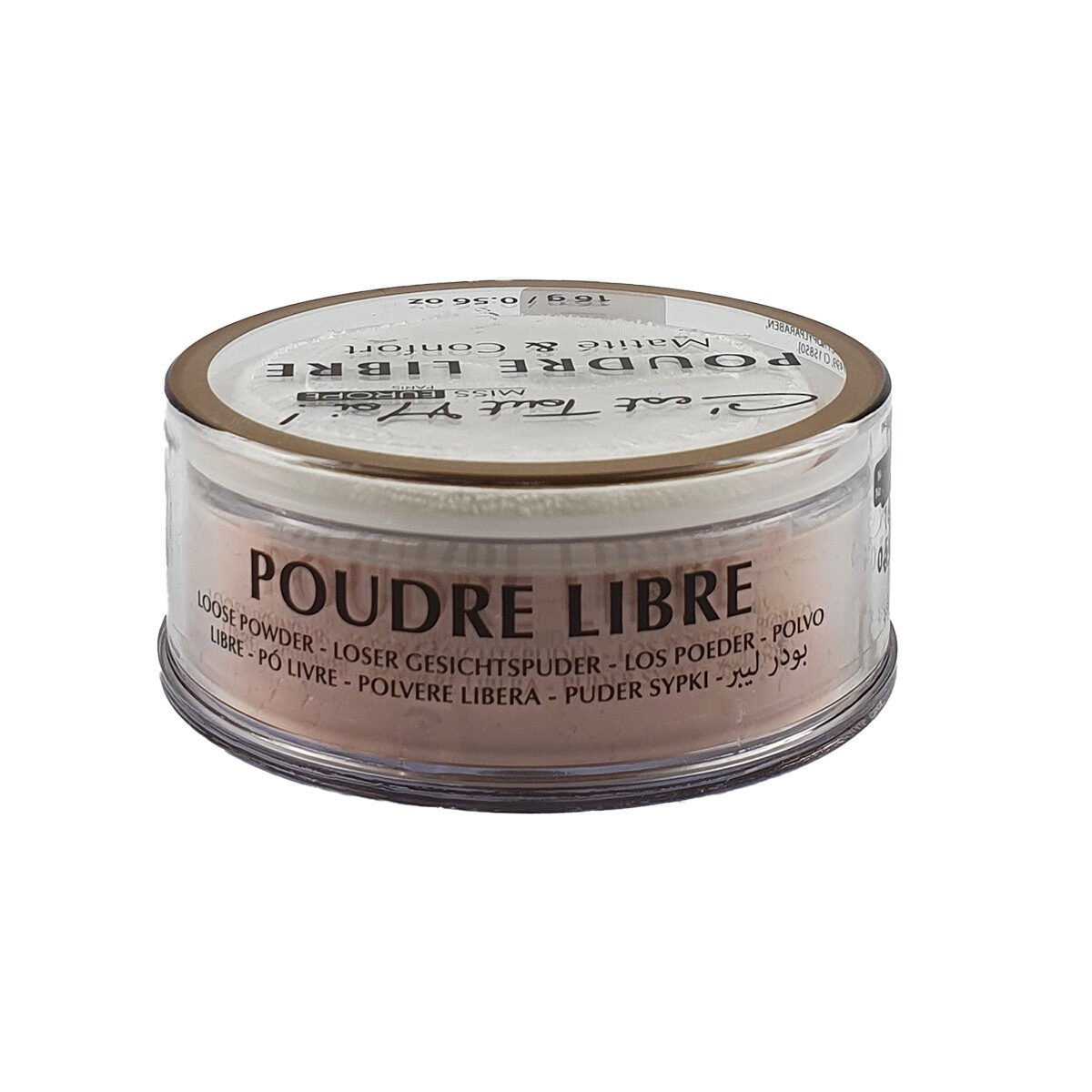 Poudre libre Miss Europ n°03 foncé avec houppette 16 g