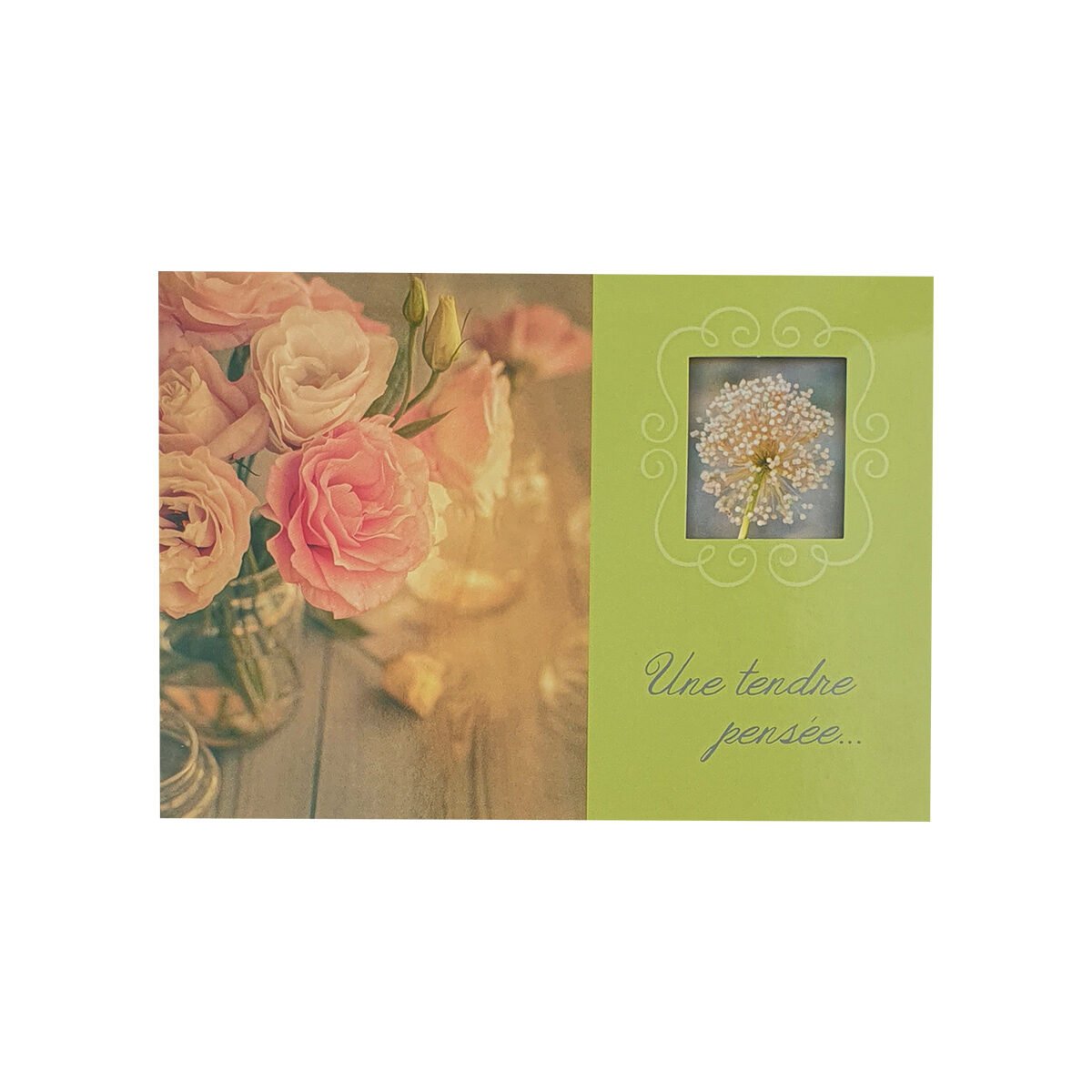 2-fold postcard for any occasion of L 15.0 X l 10.5 cm folded with Hublot envelope