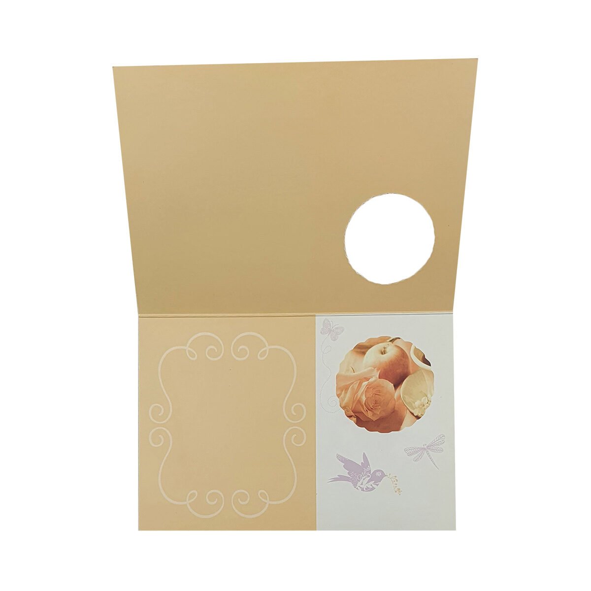 2-fold postcard for any occasion of L 15.0 X l 10.5 cm folded with Hublot envelope