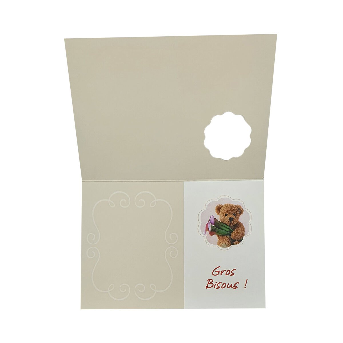 2-fold postcard for any occasion of L 15.0 X l 10.5 cm folded with Hublot envelope