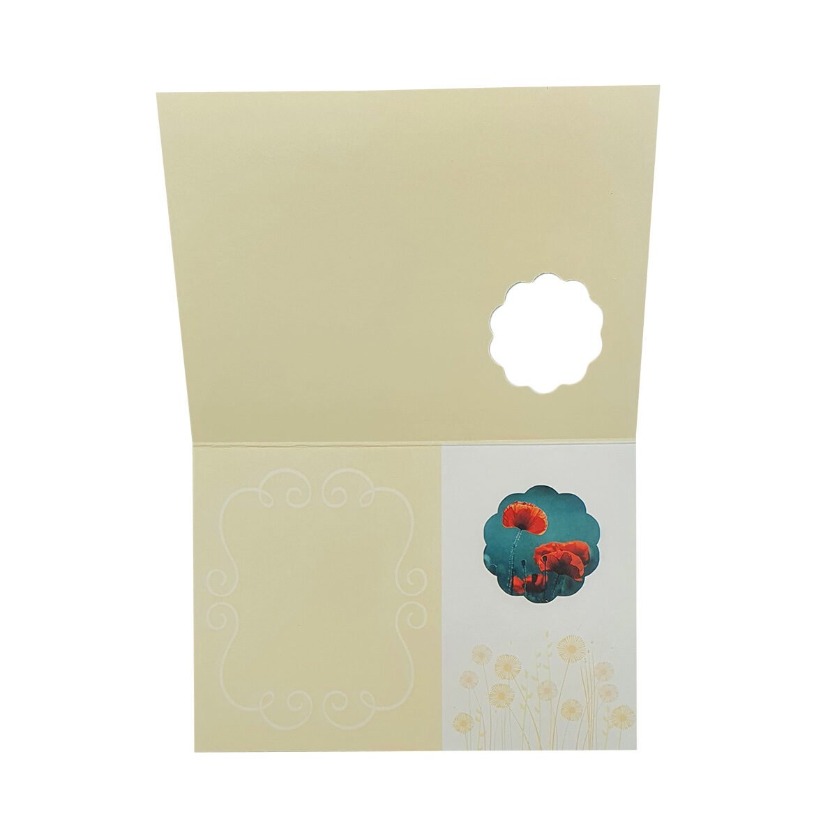 2-fold postcard for any occasion of L 15.0 X l 10.5 cm folded with Hublot envelope