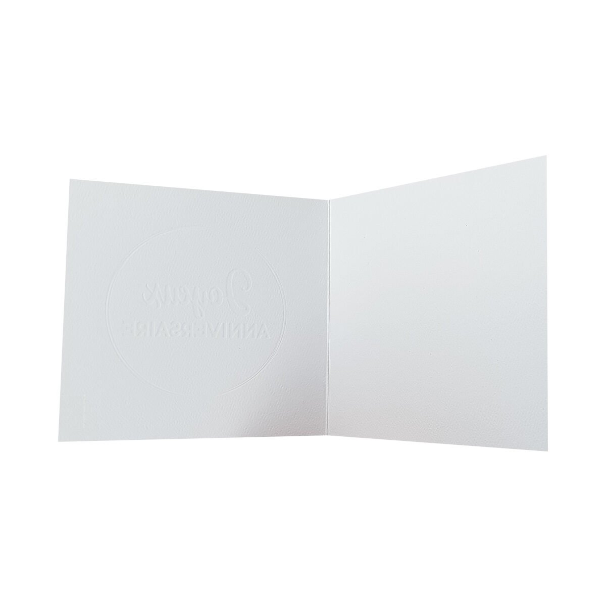 Carte postale 2 volets pour Anniversaire de 13 X 13 cm pliée avec enveloppe Le p'tit mot