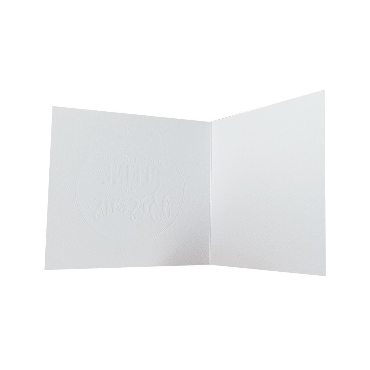 2-fold postcard for any occasion 13 X 13 cm folded with envelope Le p'tit mot
