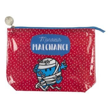 Toilet bag in shiny PVC L 30.0 X H 22.0 X D 7.5 cm Monsieur Madame Monsieur Malchance
