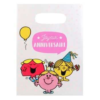 Lot of 10 surprise bags for birthday Monsieur Madame 3 Mmes