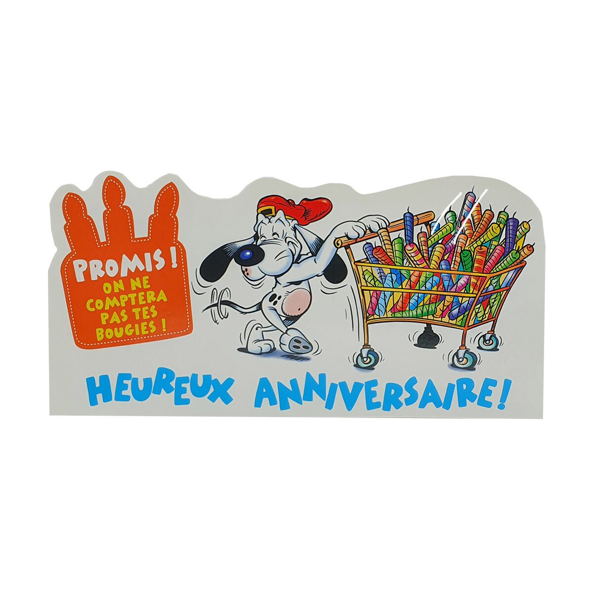 Postcard for birthday of L 21.0 X l 10.5 cm with Paddok envelope