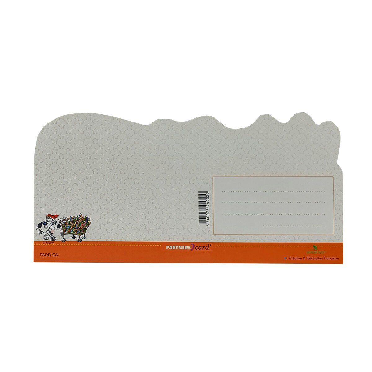 Postcard for birthday of L 21.0 X l 10.5 cm with Paddok envelope