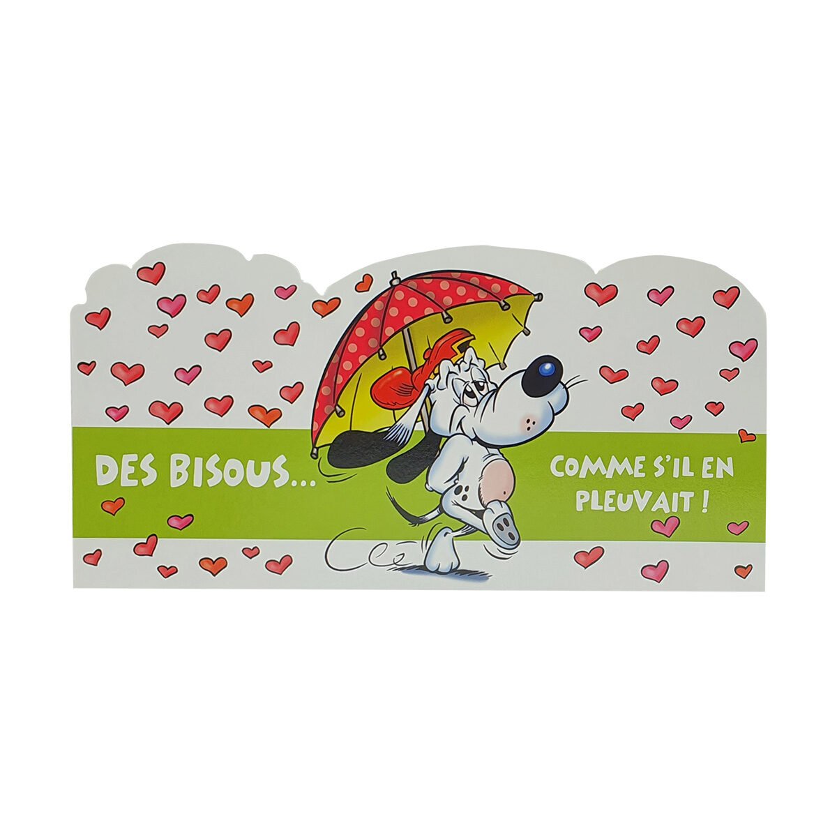 Postcard for any occasion of L 21.0 X l 10.5 cm with Paddok envelope