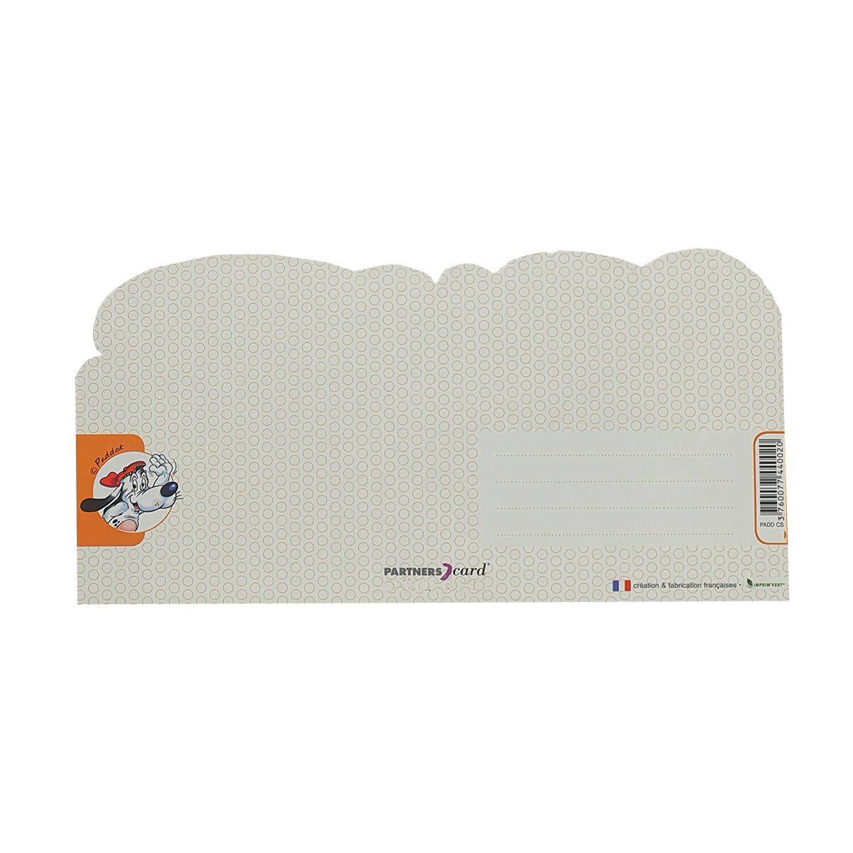 Postcard for any occasion of L 21.0 X l 10.5 cm with Paddok envelope