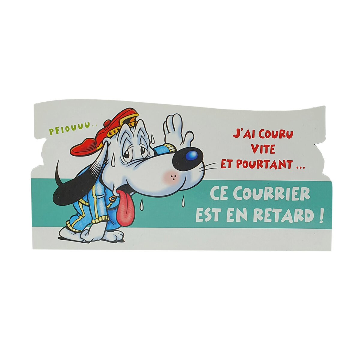 Postcard for any occasion of L 21.0 X l 10.5 cm with Paddok envelope