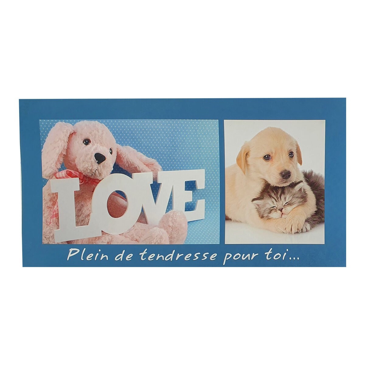 Postcard for any occasion of L 23 X l 12 cm with Passion photo envelope