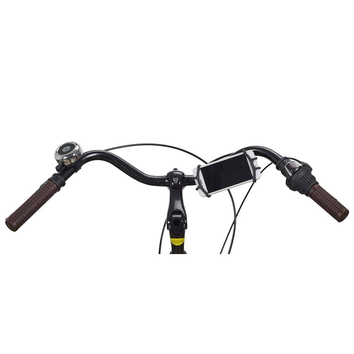 Black plastic / rubber smartphone holder L 13.0 X l 4.5 cm 360 ° rotatable Be MIX