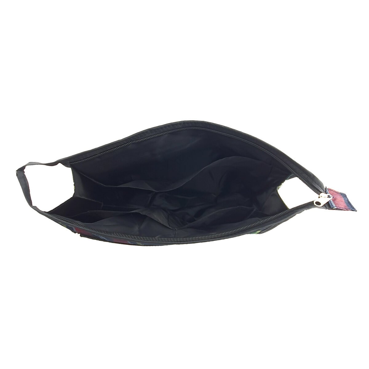 Scottish fabric toiletry bag with 3 compartments and 1 front pocket L 30 x W 8 x H 20 cm