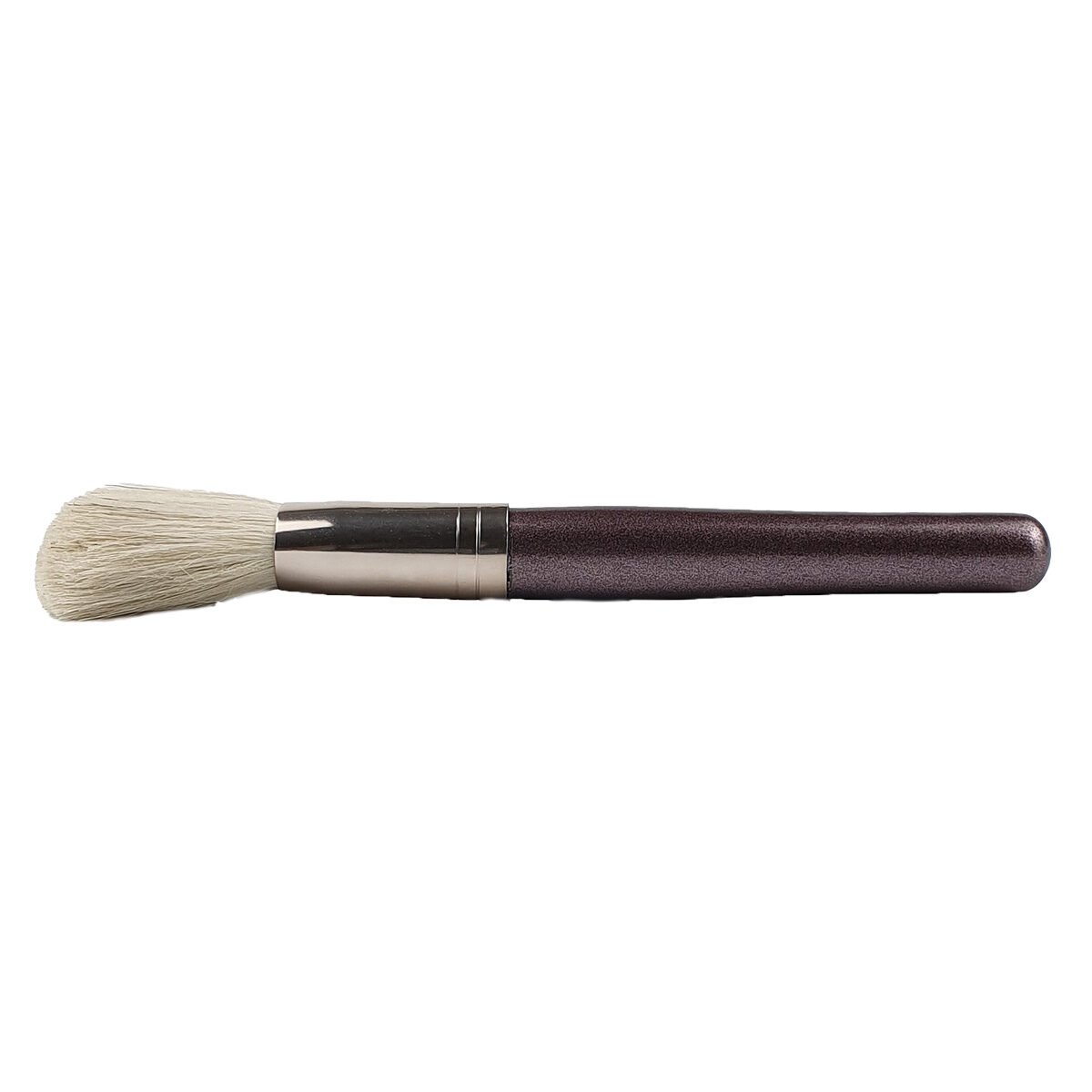 Classic beige bristle makeup brush