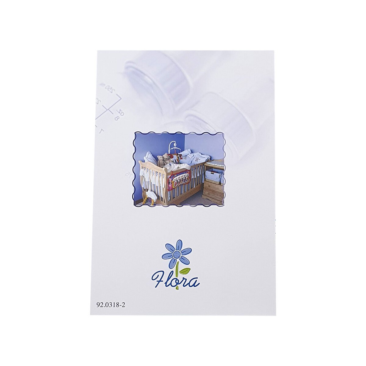 Classic 2-fold postcard for newborn boy, L 17.0 X l 11.5 cm, folded with envelope