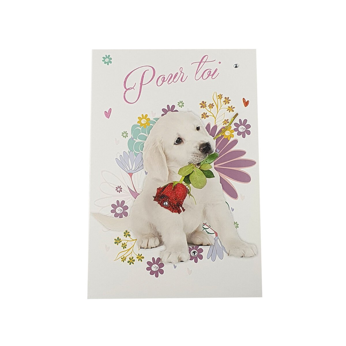 Carte postale classique 2 volets pour anniversaire de L 17.0 X l 11.5 cm pliée avec enveloppe