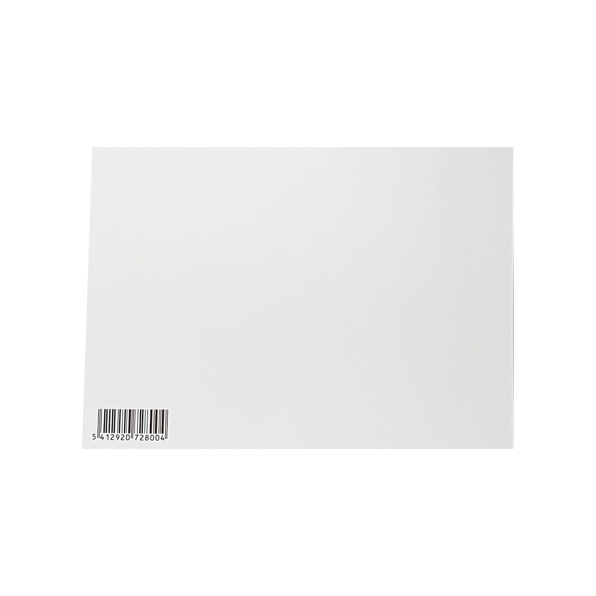 Classic 2-fold postcard for condolences of L 17.0 X l 11.5 cm folded with envelope