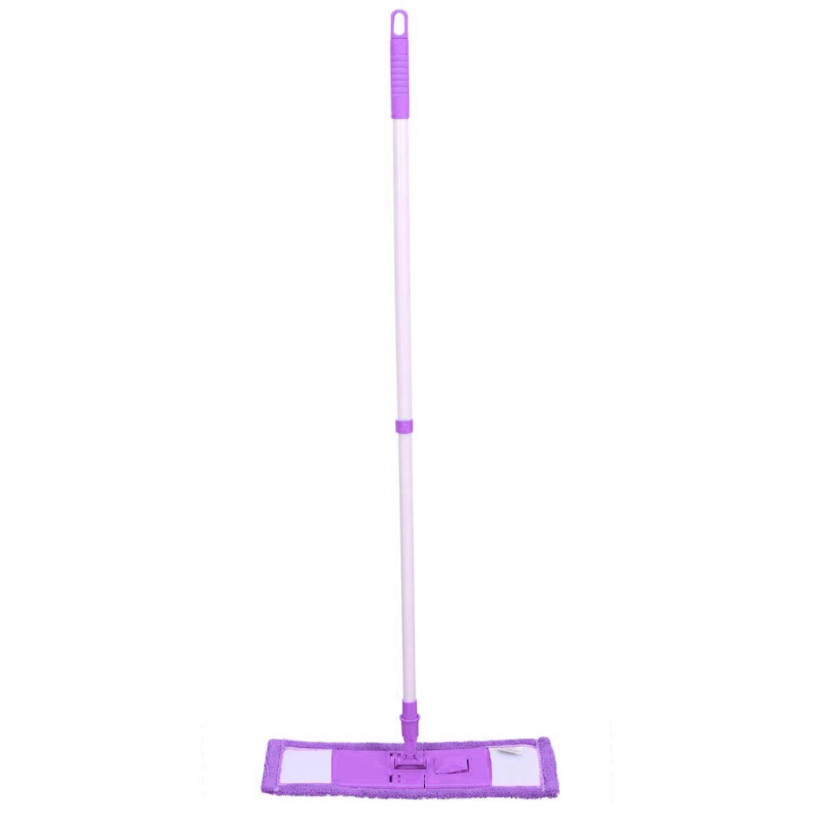 Balai plat en microfibre violet à manche télescopique de 71 à 118 cm Je cherche une idée