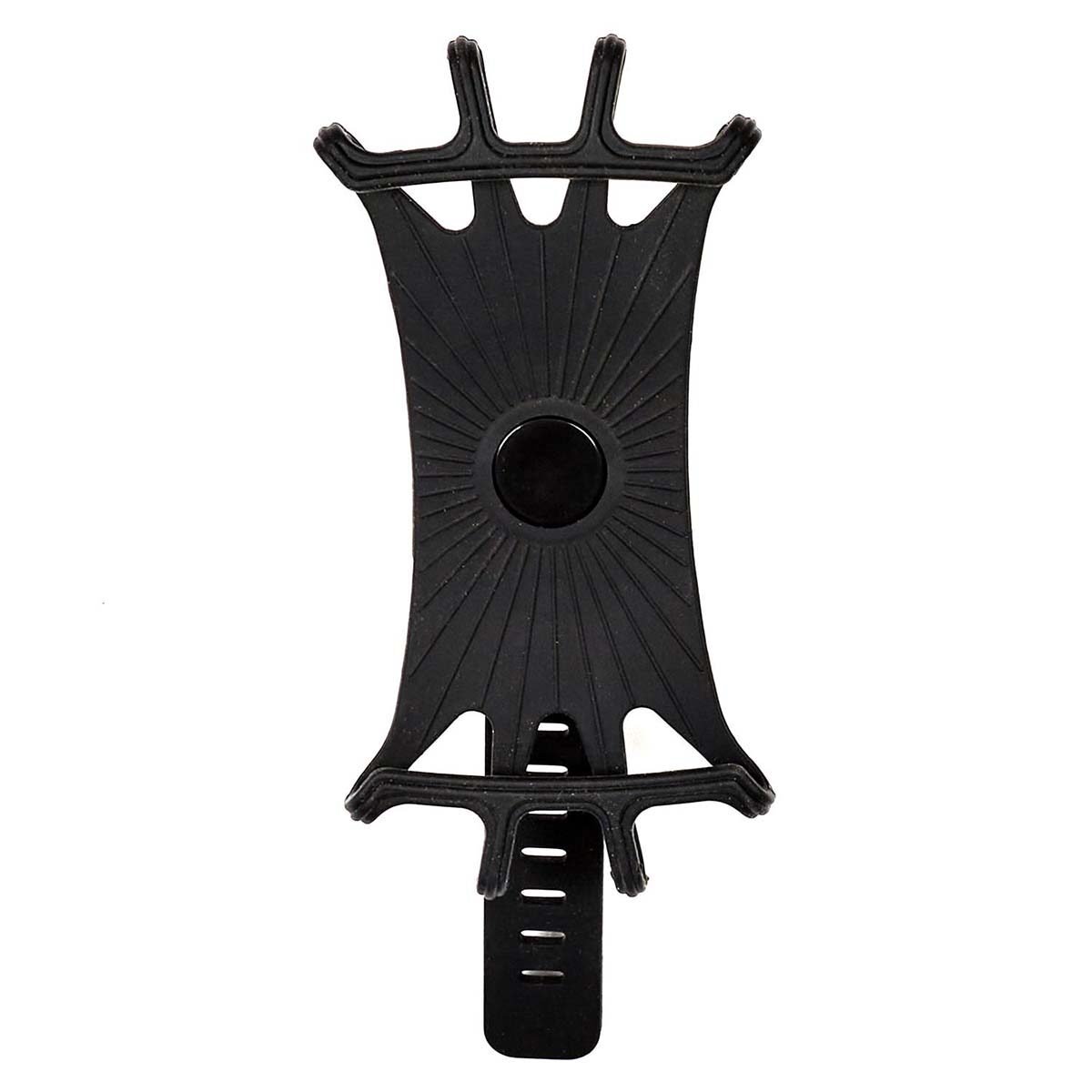 Black plastic / rubber smartphone holder L 13.0 X l 4.5 cm 360 ° rotatable Be MIX