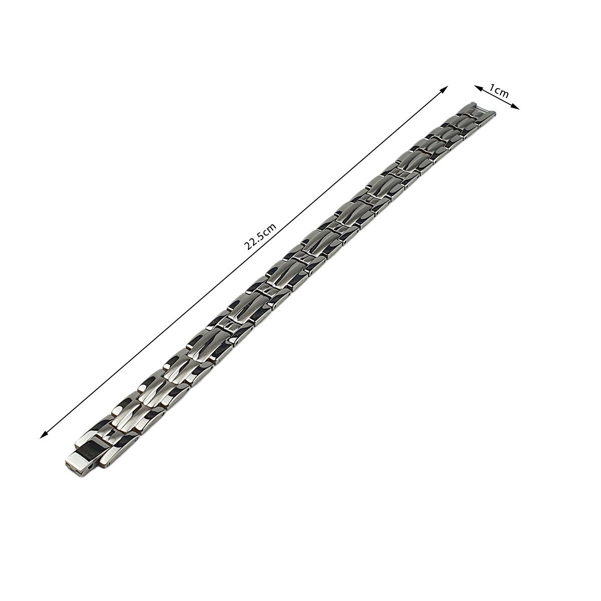 Stainless steel bracelet L 21.5 X 1.0 cm