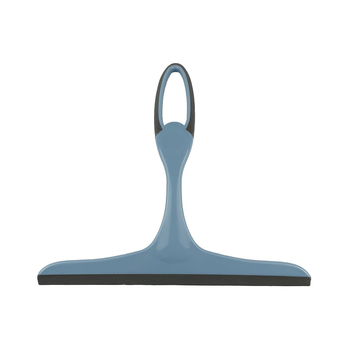 Raclette à vitres bleue grisée avec manche bi-matière L 20 cm