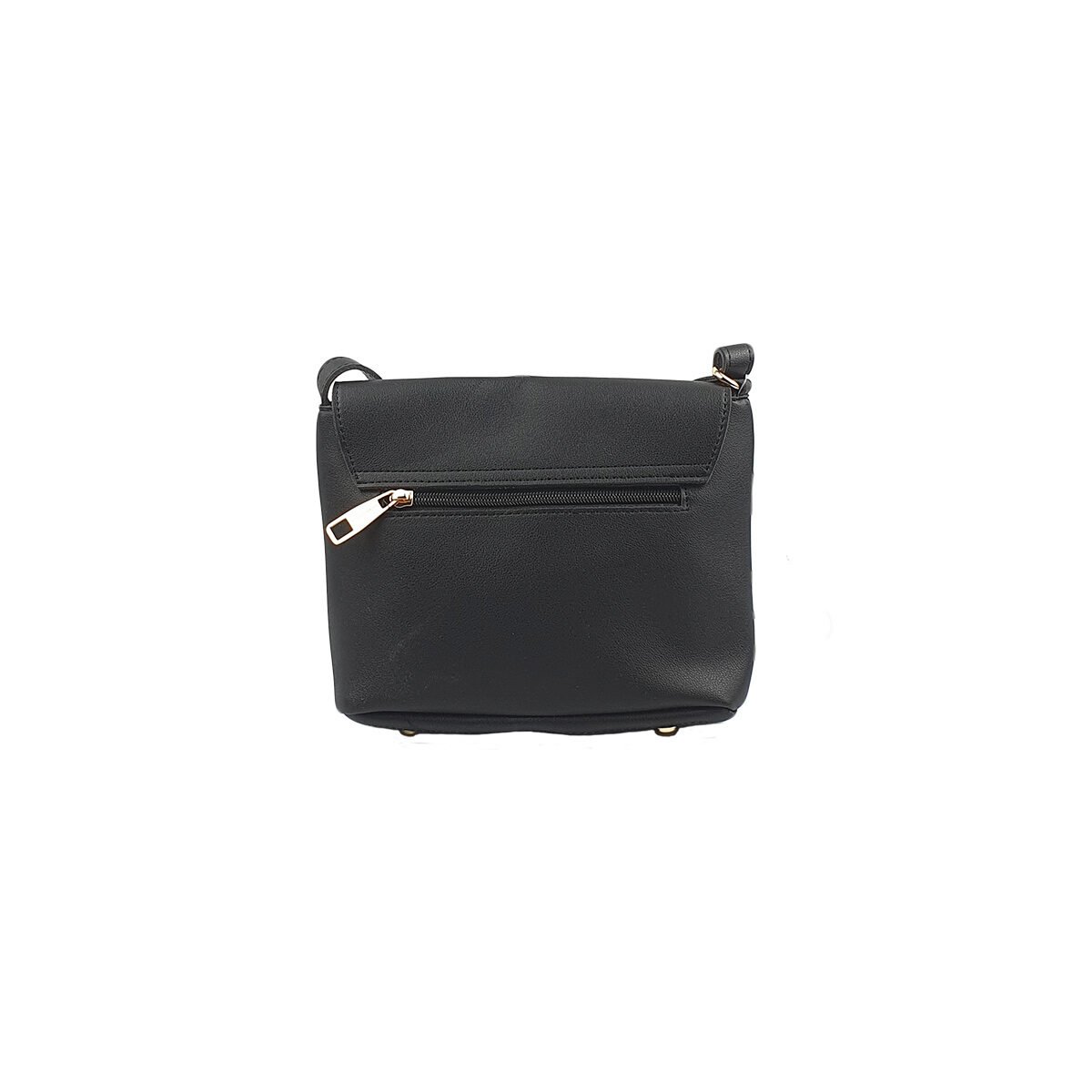 Sac à main synthétique noir à plusieurs compartiments et pochettes L 21 x l 9 x H 18 cm à bandoulière réglable Winnerbag