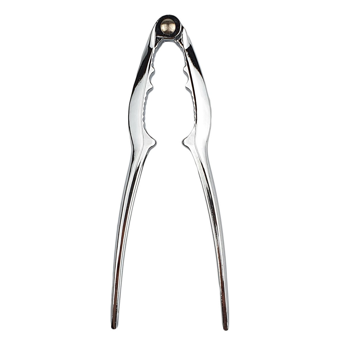 Classic nutcracker in chromed metal