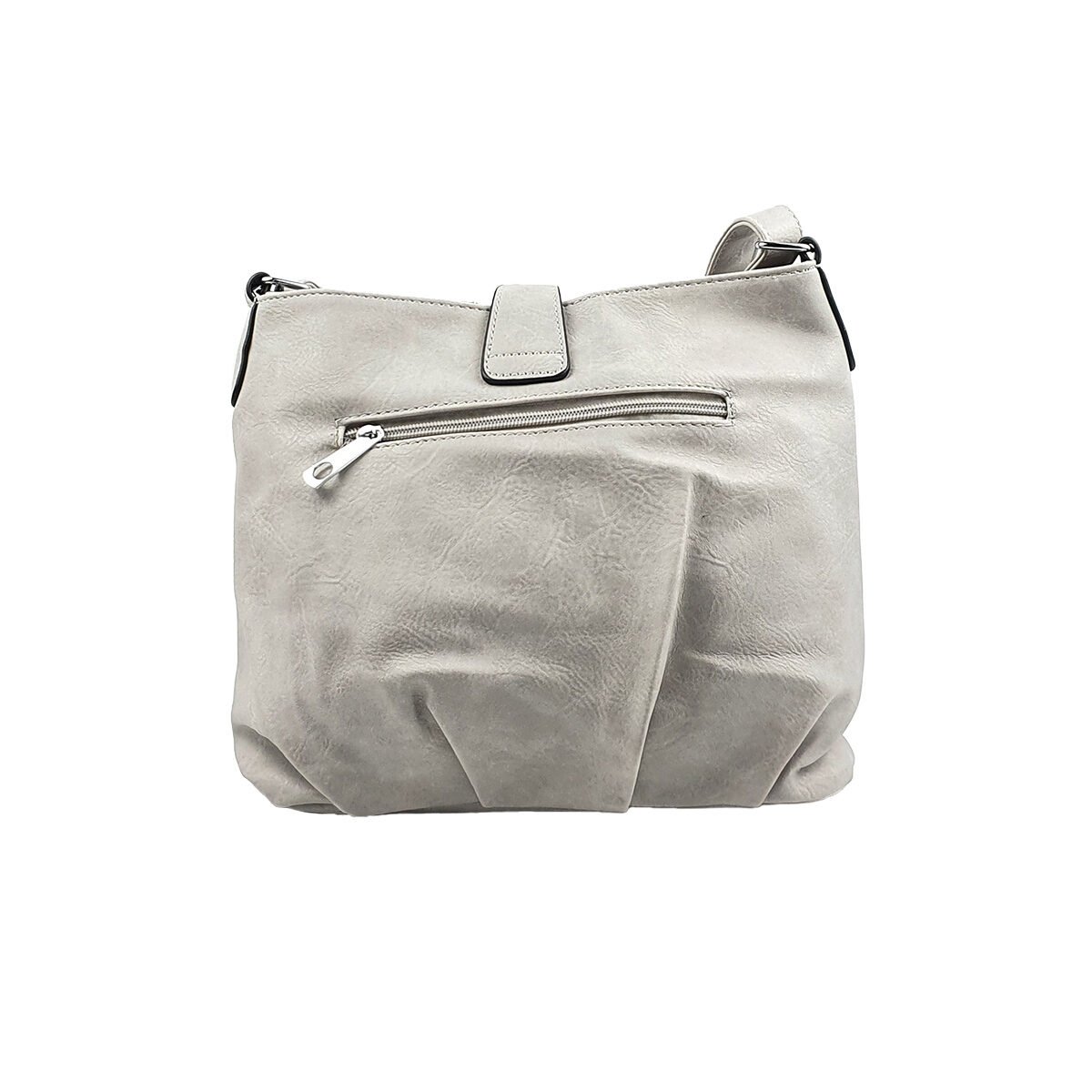 Sac à main synthétique à plusieurs compartiments et pochettes L 30 x l 9 x H 25 cm à bandoulière réglable