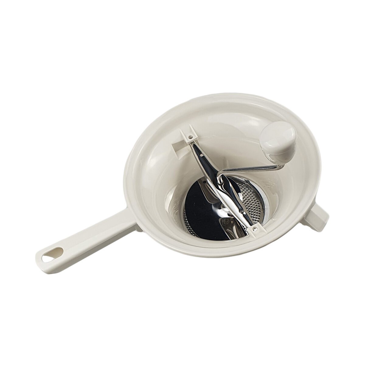 Plastic vegetable mill D 21 cm with 3 stainless steel grids Maître chef