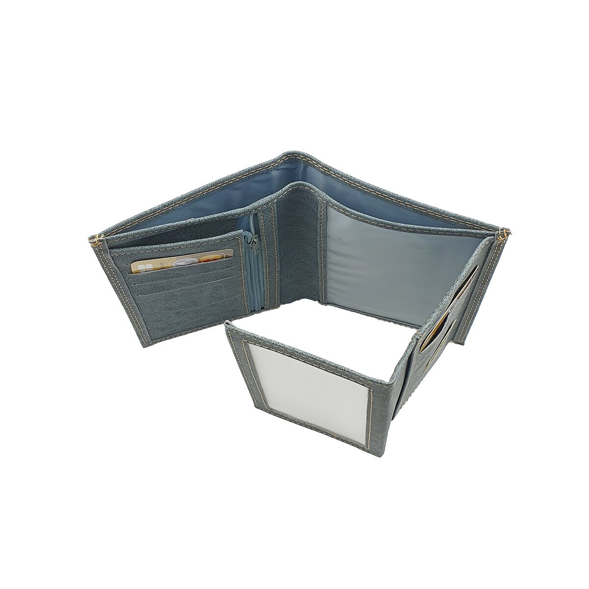 GM classic synthetic wallet with various compartments L 15.0 x W 2.0 x H 11.0 cm M & LD