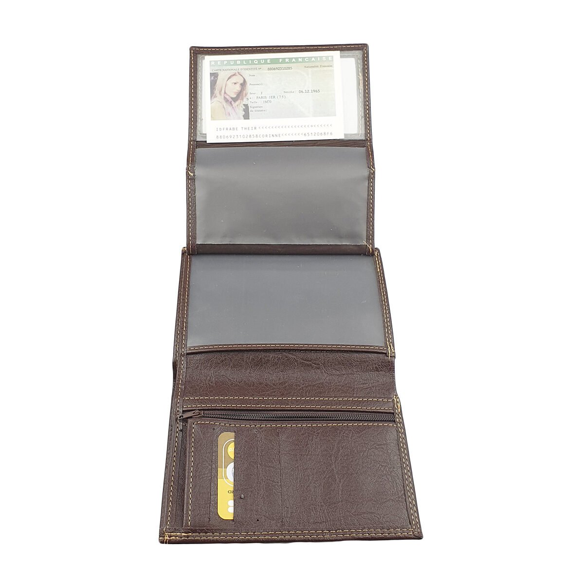 GM classic synthetic wallet with various compartments L 15.0 x W 2.0 x H 11.0 cm M & LD