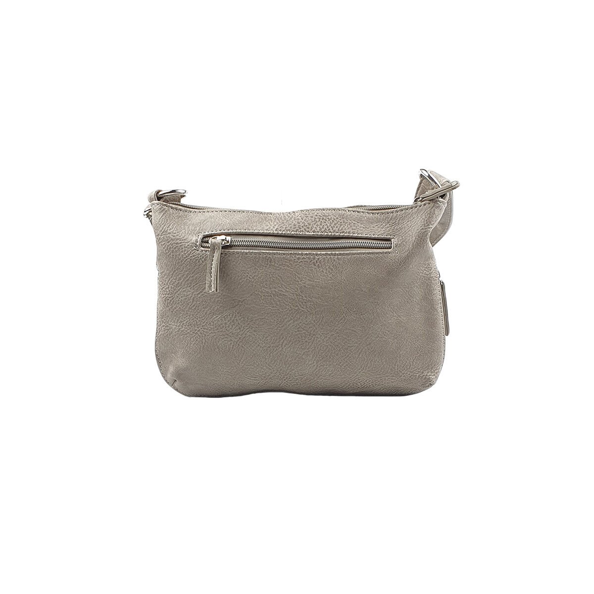 Synthetic handbag with several compartments and pockets L 26 x W 7 x H 18 cm with adjustable shoulder strap Melanie