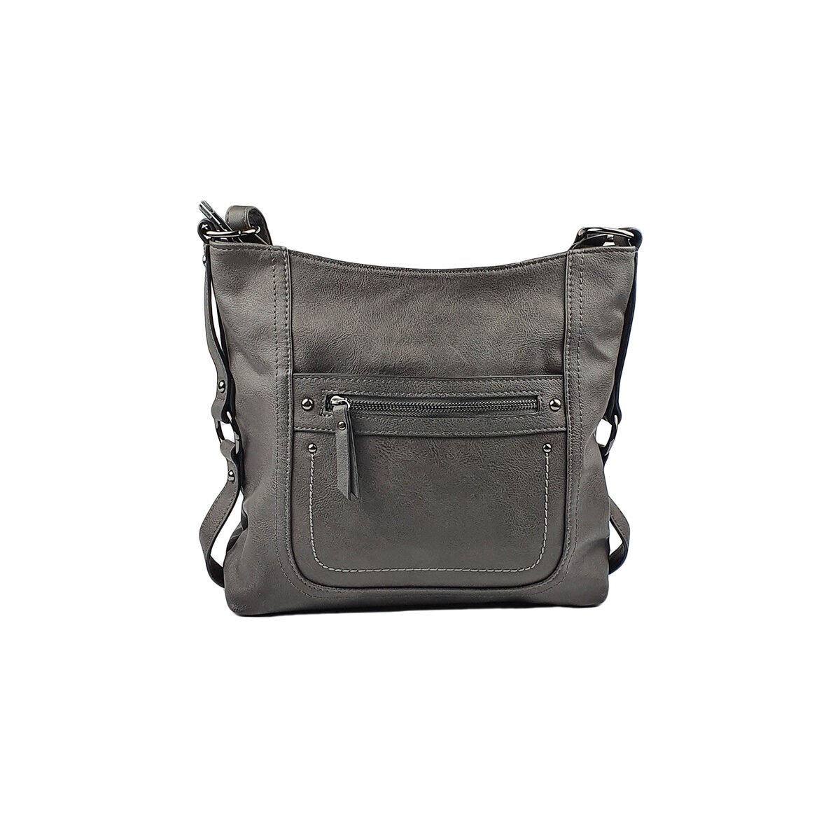 Sac à main synthétique à plusieurs compartiments et pochettes L 28 x l 11 x H 28 cm à bandoulière réglable Melanie