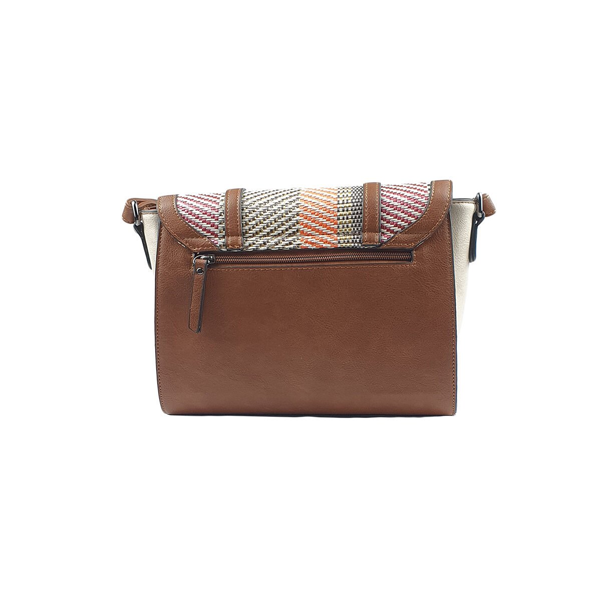 Sac à main synthétique multicolore à plusieurs compartiments et pochettes L 26.0 x l 9.5 x H 20.0 cm à bandoulière réglable Melanie