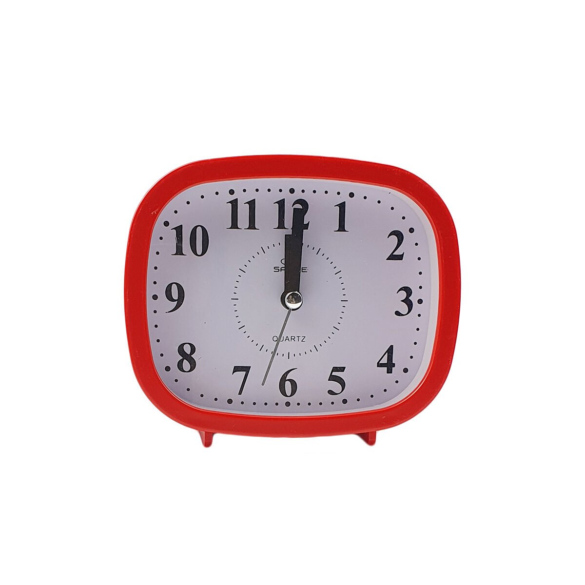 Réveil classique silencieux avec alarme L 11.5 x l 4.0 x H 10.0 cm à 1 pile AA non incluses Sanhe