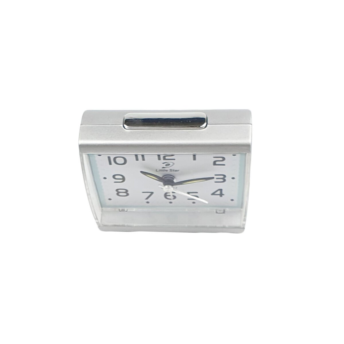 Réveil classique silencieux avec alarme et lumière L 18.5 x l 4.0 x H 7.5 cm à 1 pile AA non incluses Little Star