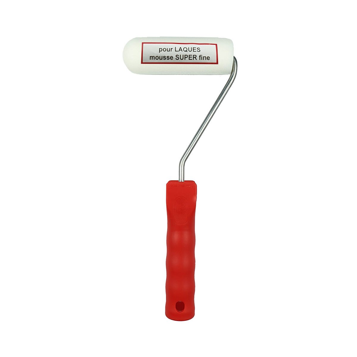 Mini rabbit paw paint roller in super fine foam l 11 cm with short handle L 28 cm