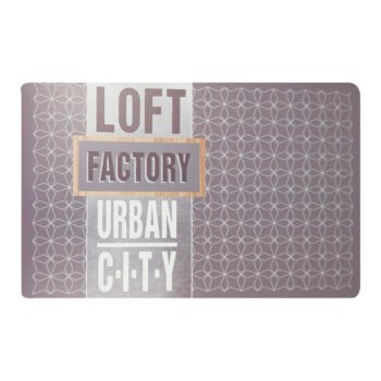 Set de table Loft urbain en polypropylène opaque L 44.0 x l 28.5 cm