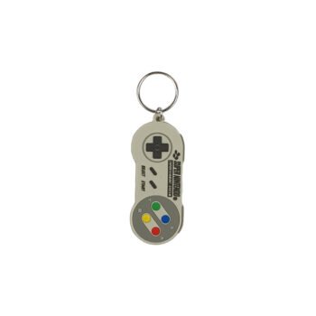 Porte-clé manette de Super Nintendo en vinyle L 11 x l 3 cm Pyramid International