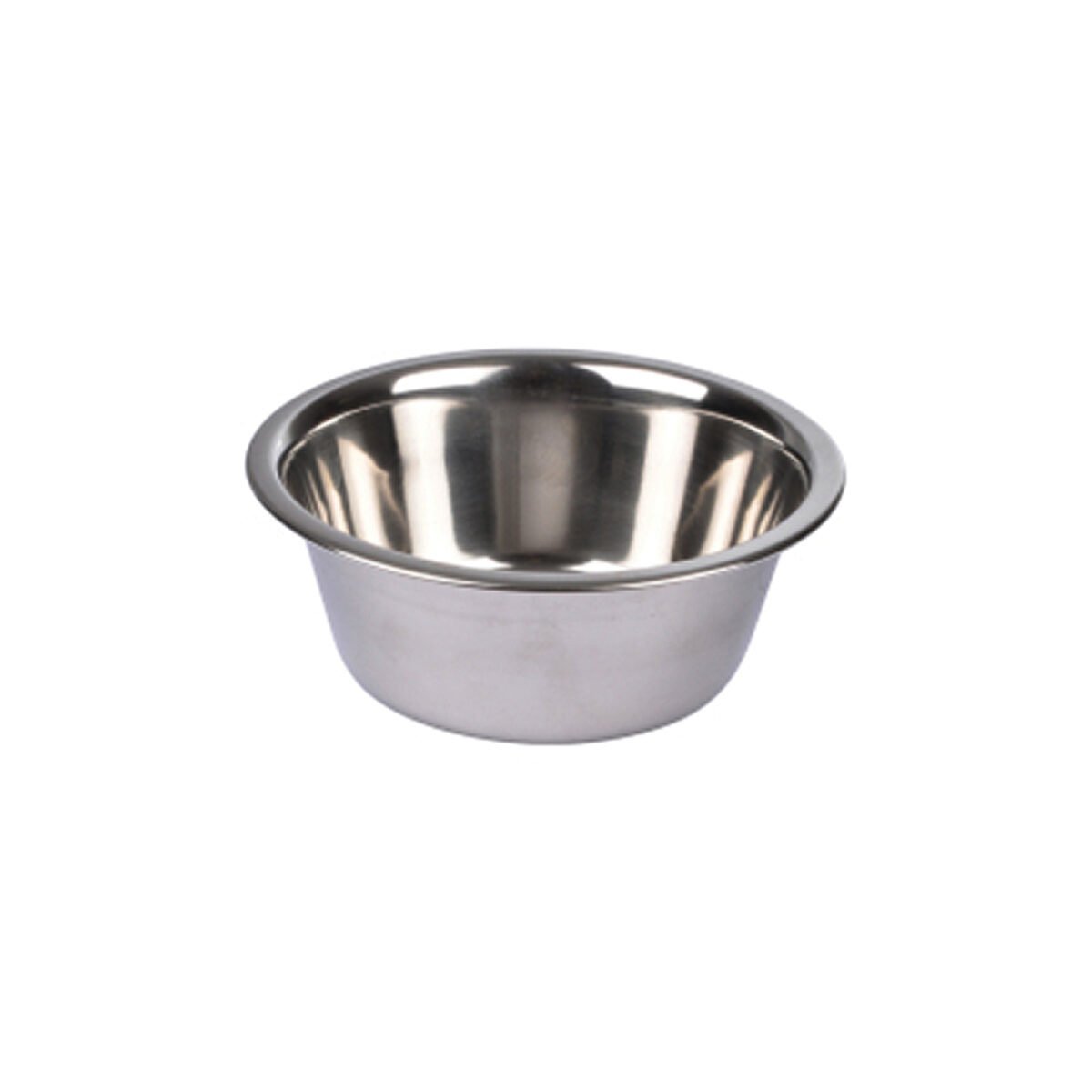 Classic stainless steel bowl D 16.0 x H 5.5 cm for animals