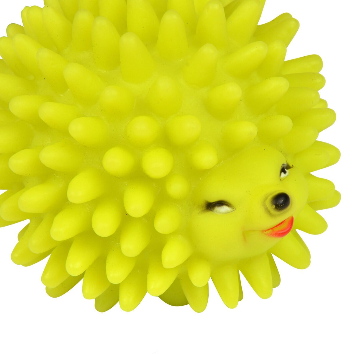 Jouet hérisson vert sonore en vinyle L 9.0 cm pour chien Love Story