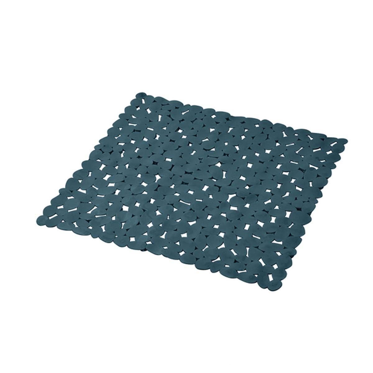Non-slip shower floor mat PVC pebbles L 52 x W 52 cm Interior softness