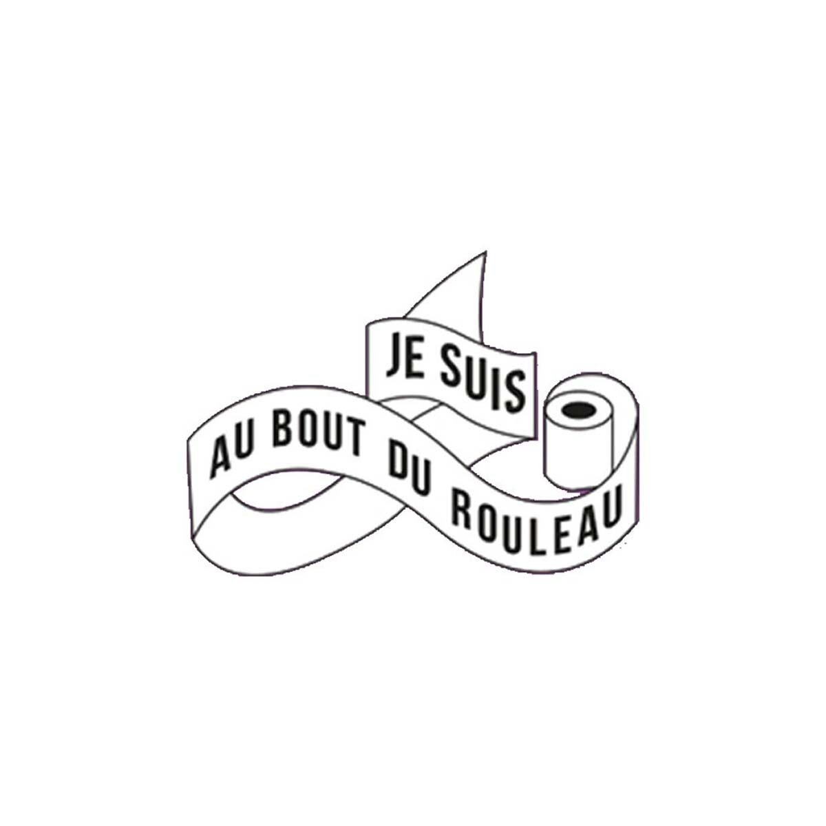 Premium quality wall stickers "At the end of the roll" W 42.0 x H 26.5 cm