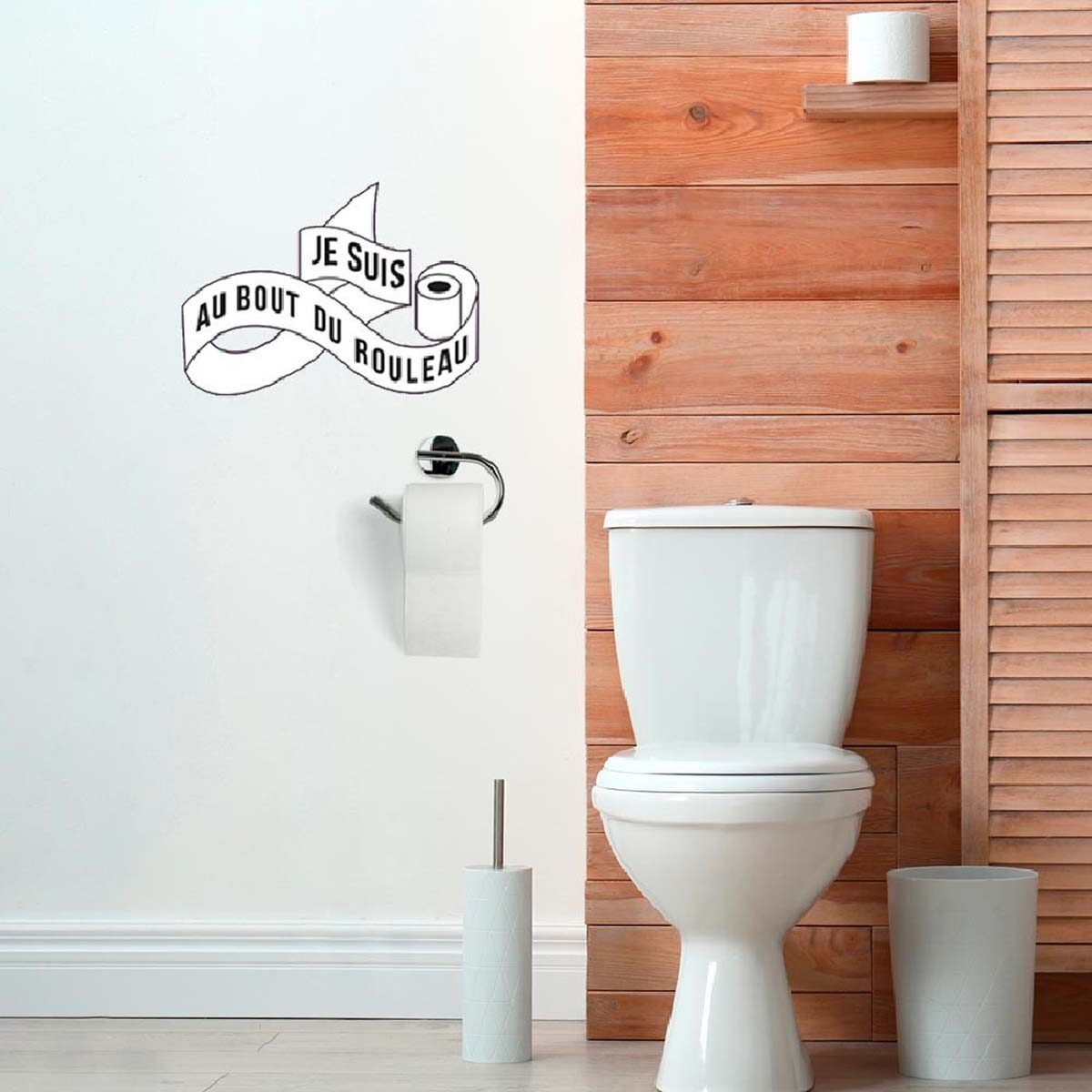 Premium quality wall stickers "At the end of the roll" W 42.0 x H 26.5 cm